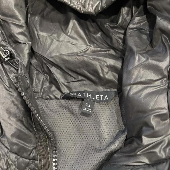 athleta rock ridge prima loft jacket zip black XS - Picture 4 of 7